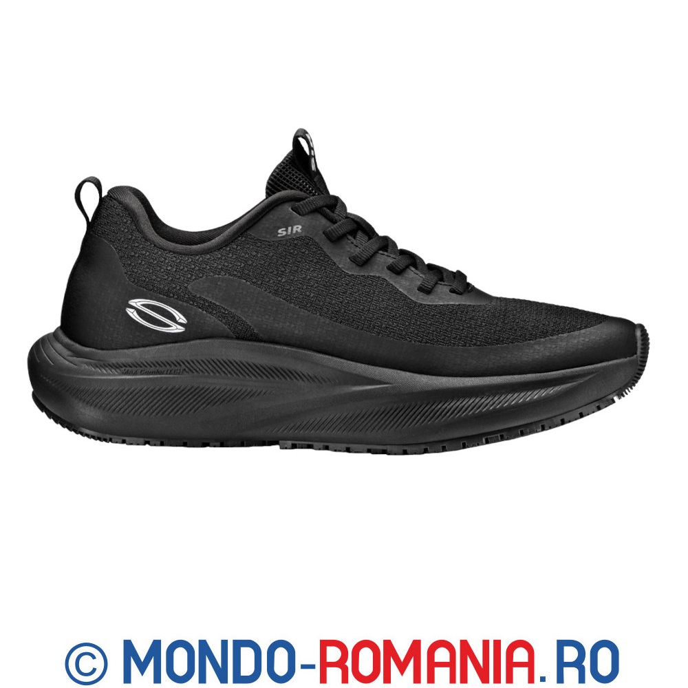 Pantofi de lucru, respirabili, fara bombeu - Black RUNNER - O1 FO SR