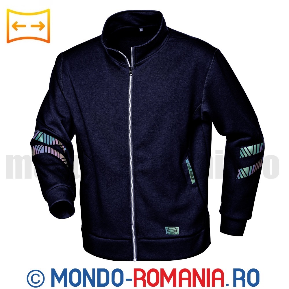 Hanorac bleumarin din material elastic Cool BADGER