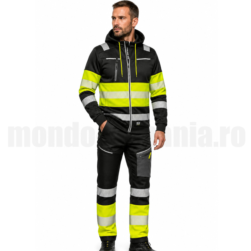 Hanorac reflectorizant + pantaloni reflectorizanti CONTRAST