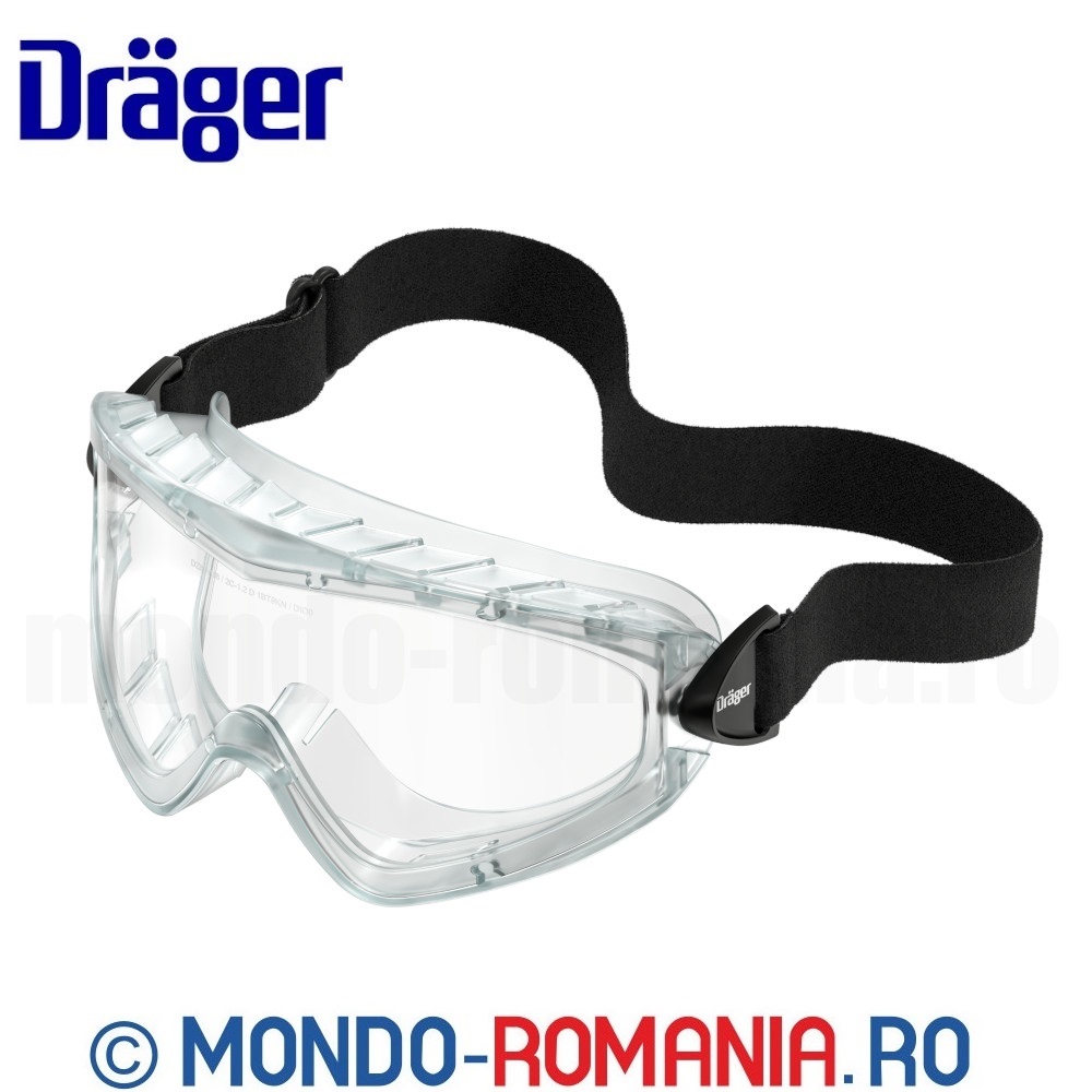 Ochelari incolori de protectie de tip goggles - DRAGER X-pect 4400 Clear