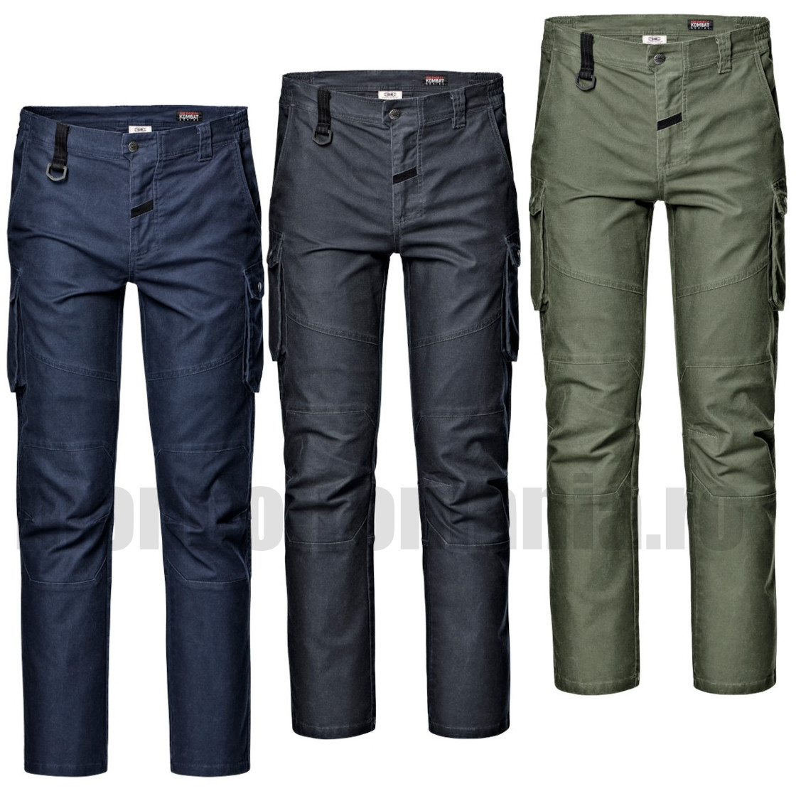 Pantaloni grosi de lucru, material bumbac si elastan - KOMBAT