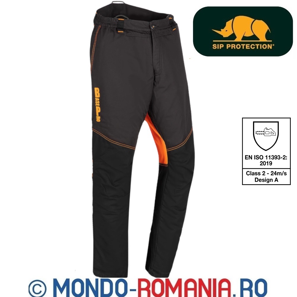 Pantaloni respirabili pentru lucrul cu motofierastraul, clasa 2