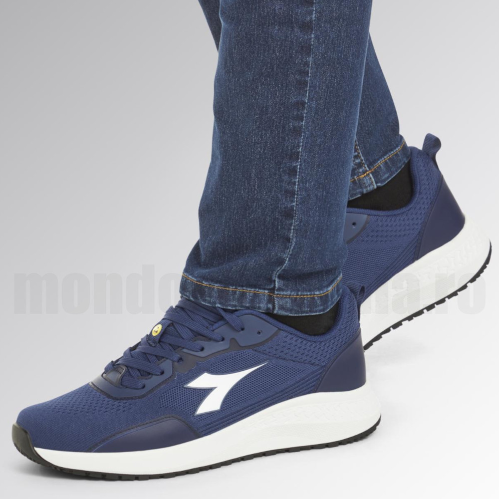 Pantofi de lucru, ESD, fara bombeu - DIADORA CREW EVO Blue - SR ESD