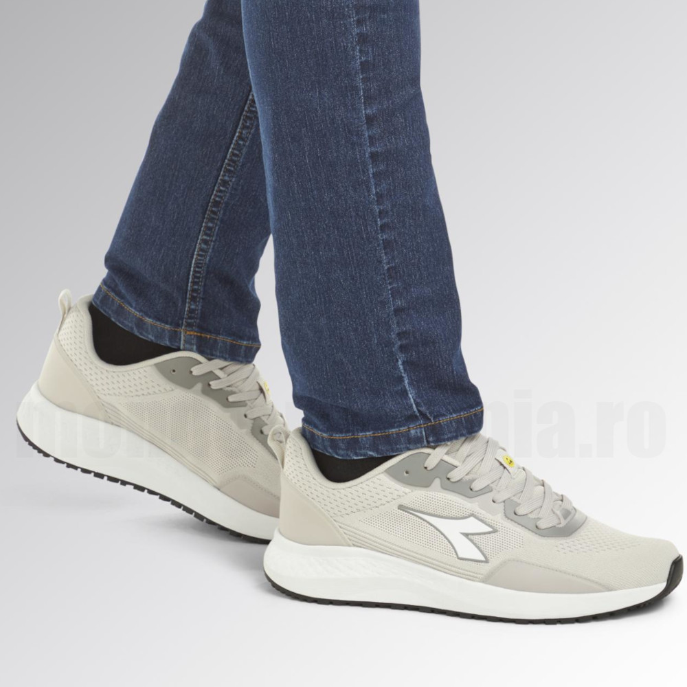 Pantofi de lucru, ESD, fara bombeu - DIADORA CREW EVO Grey - SR ESD