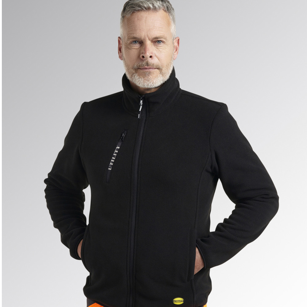 Jachete polar Diadora Sweat negru - polaruri