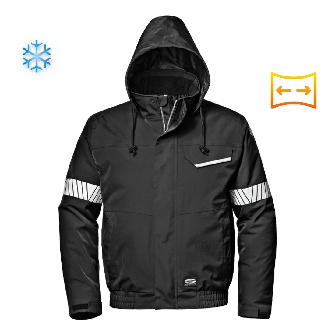 Scurta termoizolanta Cool TOUCH neagra