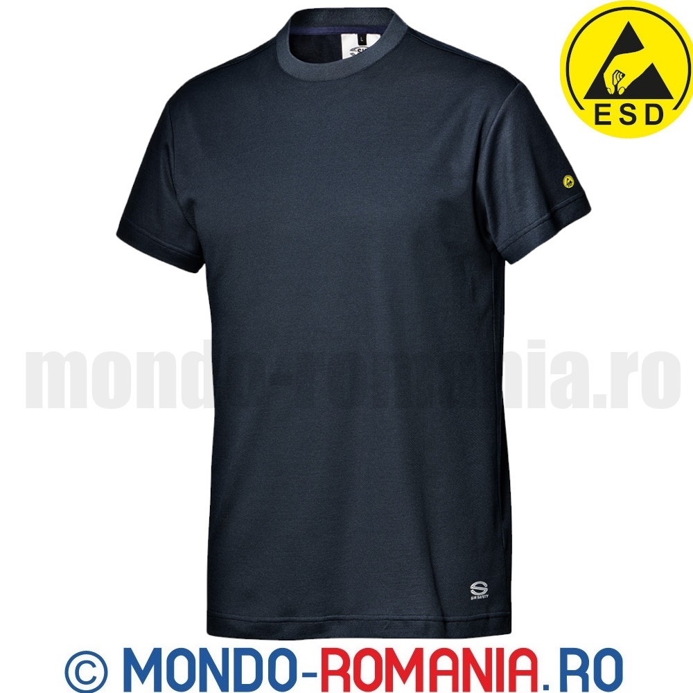 Tricou bleumarin ESD - Imbracaminte antistatica