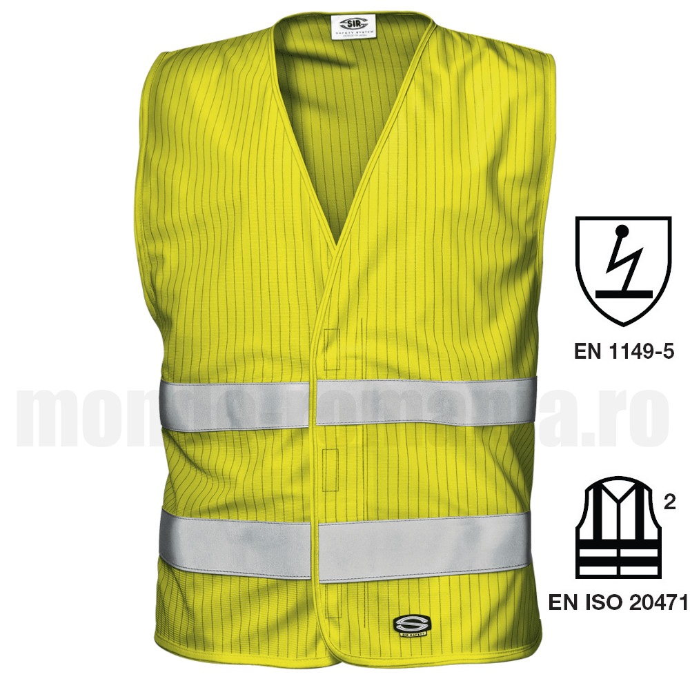 Echipamente protectia muncii -Vesta reflectorizanta, antistatica