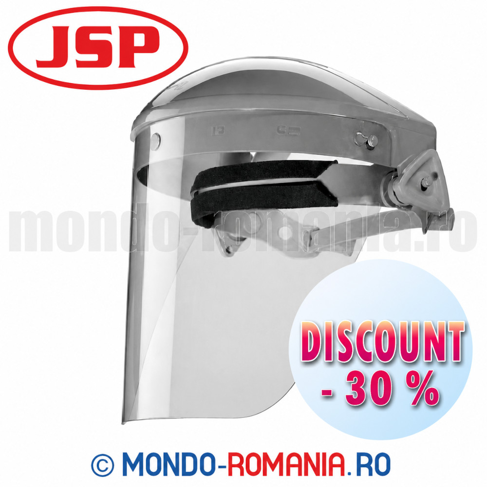Viziera rabatabila de protectie cu vizor transparent