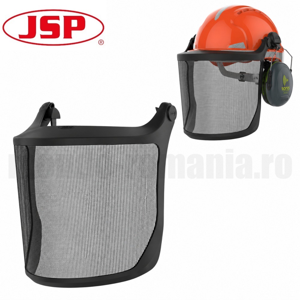 Viziera metalica pentru pentru casca fasonatori