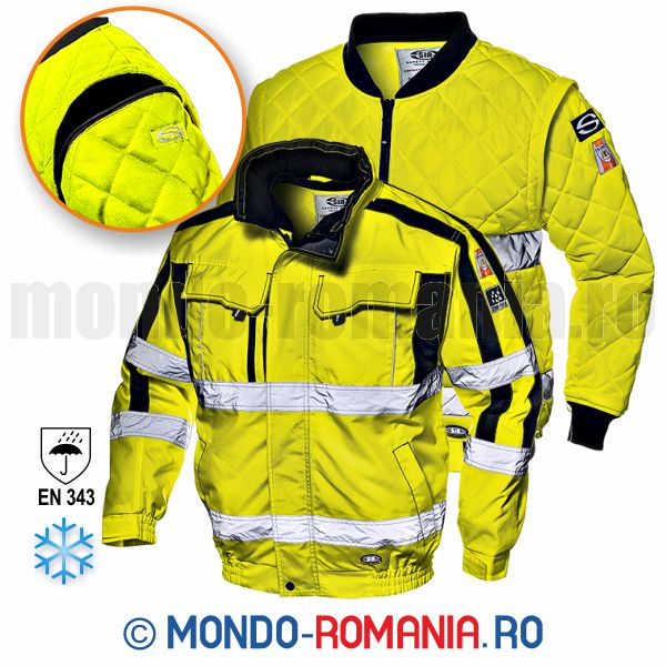 buyer Retired cheap Geaca (scurta/haina) multifunctionala, reflectorizanta CONTENDER neon 4/1:  Echipament protectie la Mondo Romania