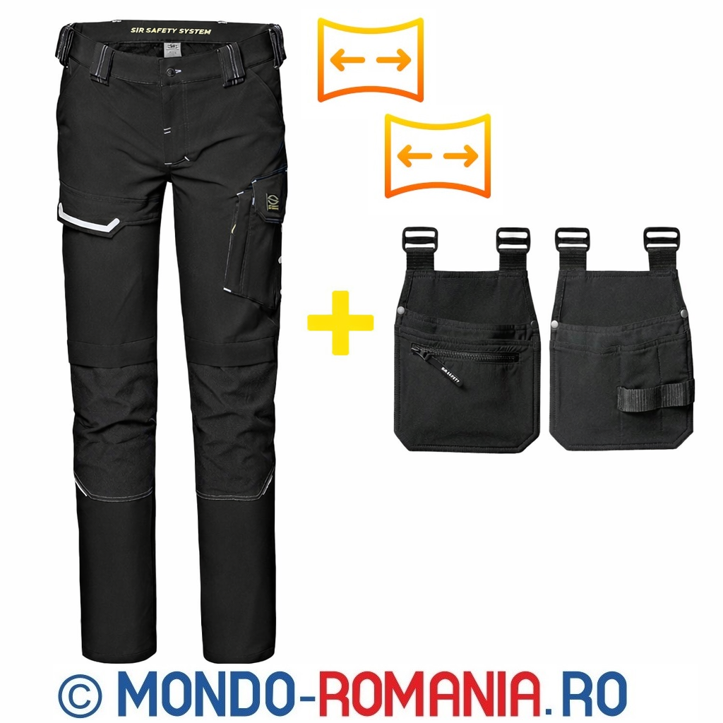 Set de pantaloni profesionali de lucru si buzunare HOLSTER